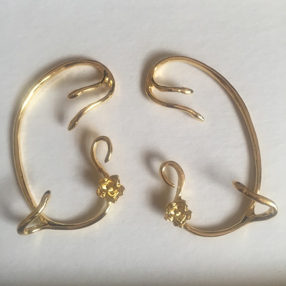 Beauty and the Beast Golden Ear Cuff Pair - Picture 5 of 7